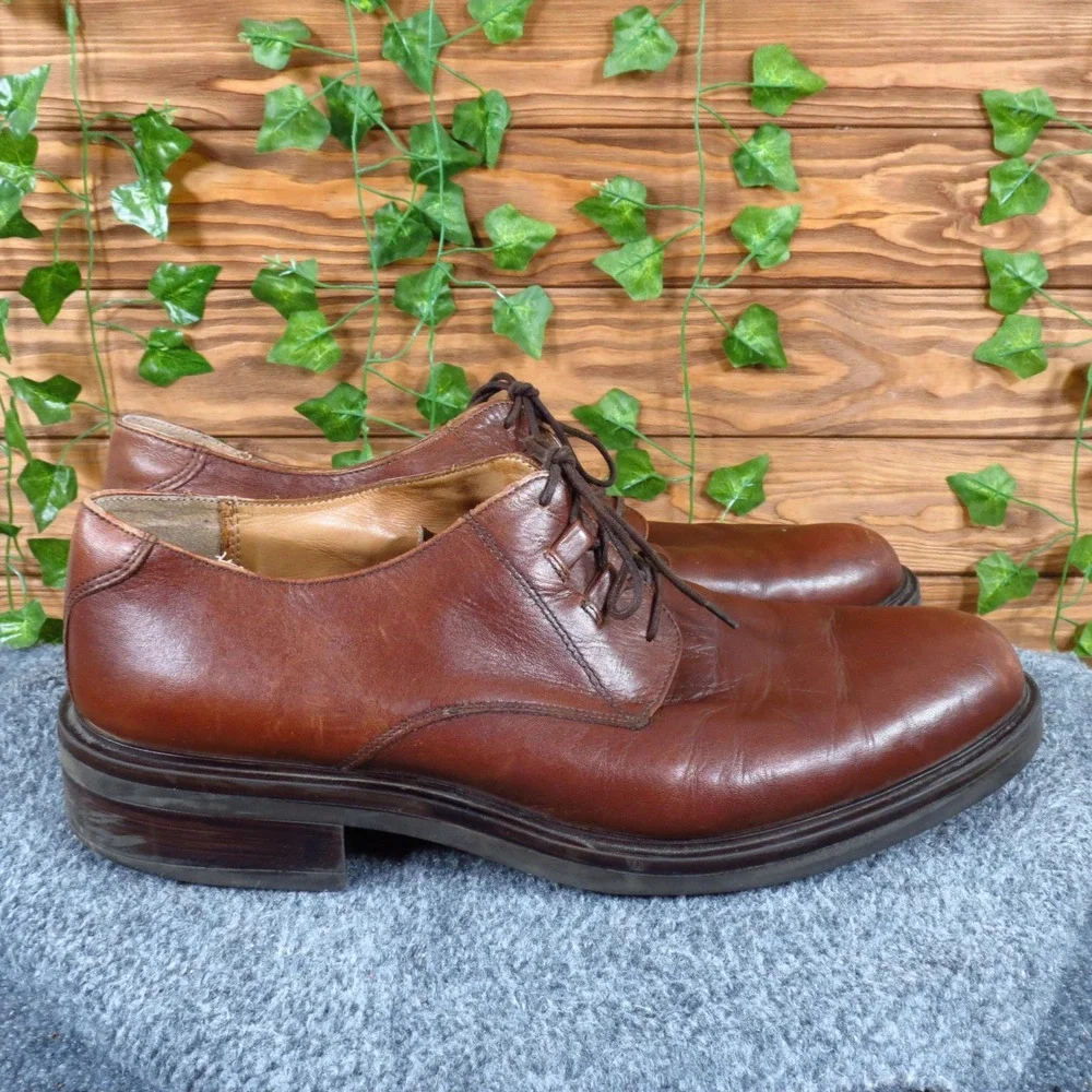 Bass 3R55 Mens‎ Derby Shoes Size 13 Dress Professional Brown Leather Oxford